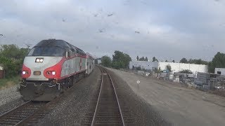 Caltrain Entire Line Ride Gilroy to San Francisco  52217 [upl. by Acinot]