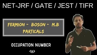 Occupation number  FERMION BOSON MB PARTICLE HINDI  POTENTIAL G [upl. by Artinak]