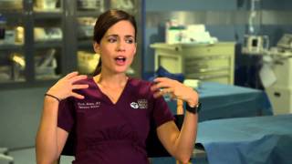 Chicago Med Torrey Devitto Behind the Scenes TV Interview  ScreenSlam [upl. by Eenaej]