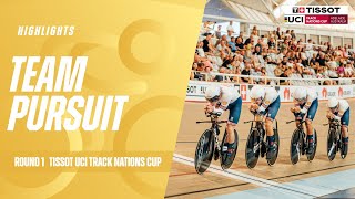 Team Pursuit Highlights  Adelaide AUS  2024 Tissot UCI Track Nations Cup [upl. by Adebayo]