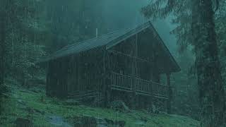 Fall Asleep Fast with Intense Rain Howling Wind and Thunderstorm Sounds in the Forest [upl. by Raveaux]