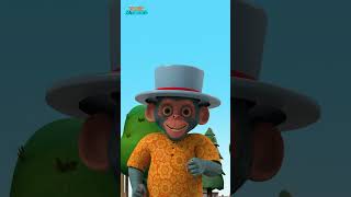 বান্দর মামা Bandar Mama nurseryrhymes shorts monkey bandarmama rhymes kids cartoon bandar [upl. by Isa218]