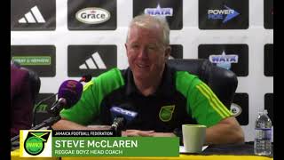 Head Coach Steve McClaren speaks on the reinclusion of Leon Bailey into the Jamaica squad [upl. by Hyatt5]