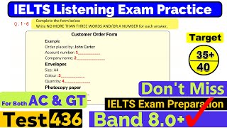 IELTS Listening Practice Test 2024 with Answers Real Exam  436 [upl. by Eniamrahs]