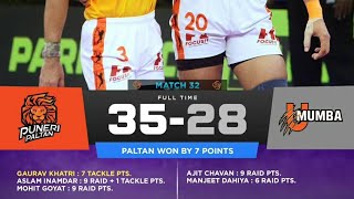 Pro Kabaddi 2024 Highlight Today Puneri Paltan vs u Mumba  U Mumba vs Puneri Paltan Season 11 [upl. by Deckert]