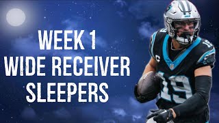 Wide Receiver Sleepers Week 1 Fantasy Football [upl. by Apur]