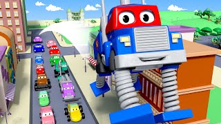 Carl le Super Truck  Le camion à ressorts  La Ville des Voitures 🚓 🚒 Dessin animé pour enfants [upl. by Brandy]