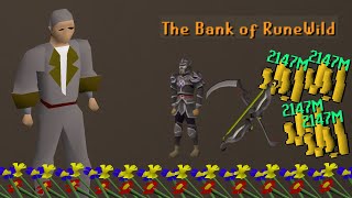 I JUST MADE BANK ON REALISM ACCOUNT HUGE GIVEAWAY  RuneWild 1 OSRS PK RSPS [upl. by Vickey]