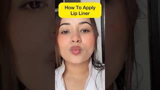 How To Apply Lip Liner👄lip makeup shorts lipstick trending youtubeshorts youtube viral [upl. by Nuris]