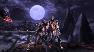 MK9  Scorpion 57 Damage XRAY Combo  Mortal Kombat 9 2011 MK Demo Gameplay [upl. by Ives]