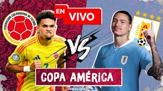 🔴 Colombia vs Uruguay EN VIVO  Semifinal Copa América 2024 [upl. by Anna240]