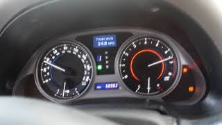 Lexus IS 250 V6 25L 060 Acceleration Test [upl. by Pansie]