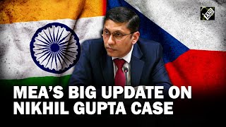 “Received consular access 3 times…” MEA Spokerson on detention of Nikhil Gupta in Prague [upl. by Tare]