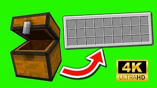 Minecraft Chest Opening Animation Green Screen [upl. by Serrell]