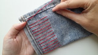 Quick Denim Fixes How to Shorten Jeans and Preserve the Original Hem [upl. by Cirad706]