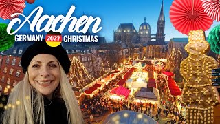 Aachen Germany  Christmas Markets  Christmas 2023  Full Tour [upl. by Eugilegna]