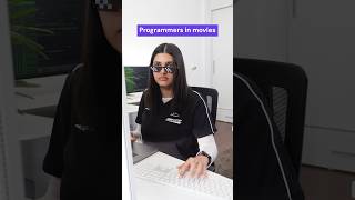 Programmers in Movies VS Programmers in Reality shorts [upl. by Michaeu]