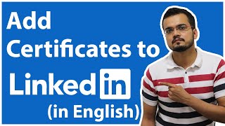 How to add certificates to your LinkedIn profile [upl. by Favian]