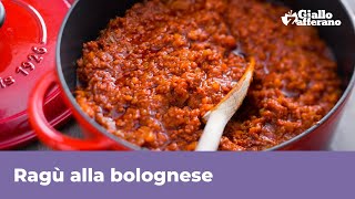 RAGÃ™ ALLA BOLOGNESE  RICETTA ORIGINALE per lasagne e tagliatelle [upl. by Hnaht809]