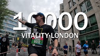 VITALITY LONDON 10000 2024 with a GOPRO [upl. by Aphra629]