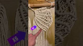 Macramé Angel Wing Tutorial [upl. by Imef]