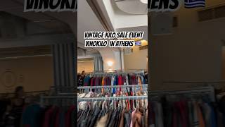 Vintage Kilo Sale Event Vinokilo in Athens [upl. by Eelyahs]