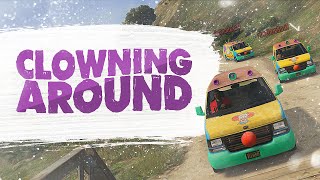 CLOWNING AROUND  GTA 5 Funny Moments [upl. by Ardnuahs]