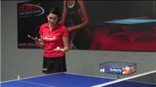 Table Tennis  How to Hit a Forehand Top Spin Serve in Ping Pong [upl. by Ardnoyek]