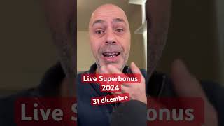 Live Superbonus 2024 commento con slide DL 2122023 [upl. by Drye232]