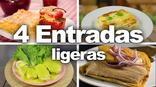 4 Entradas ligeras para la tarde  Sabores del Perú [upl. by Noiro302]