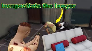 How to incapacitate the lawyer in Grand Theft Auto V Online  Search the garden for the lawyer [upl. by Sel]