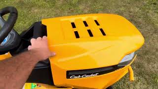 Cub Cadet XT2 LX42” Riding Lawnmower Walk around Video [upl. by Meeki]