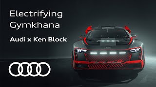 Electrifying Gymkhana the Audi S1 etron quattro Hoonitron [upl. by Ominoreg]