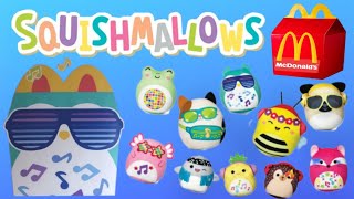 🍟 MCLANCHE FELIZ JANEIRO 2024 SQUISHMALLOWS  McDonalds Original Squishmallows Happy Meal Toys [upl. by Fulvi]