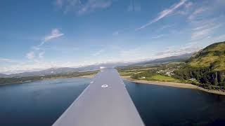 Cirrus SR22T G6 Landing at Oban Scotland EGEO [upl. by Giacamo]