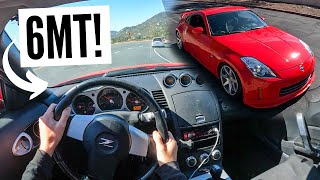 How To Drive A Manual Nissan 350z POV [upl. by Enitsyrhc]