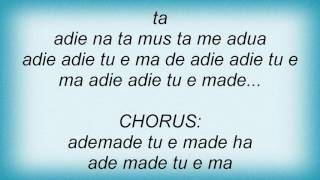 Adiemus  Adiemus Lyrics [upl. by Leinto]