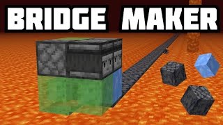 How to make BASALT BRIDGE MAKER  MINECRAFT  REDSTONE BUILD  BRIDGE MAKER [upl. by Acimaj]