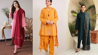 Latest Khaddar Dress Designs 2024\2025Winter suits Designs 2025Stylish Designs [upl. by Audres]