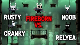 Hollow Knight Manhunt Speedrunner Fireb0rn vs 4 Hunters Round 2 Rusty Cranky Noob amp Me [upl. by Ydwor]