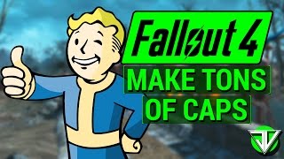 FALLOUT 4 How To Make A TON OF CAPS in Fallout 4 3000 Caps Per Hour Using Purifiers [upl. by Ayhtnic]