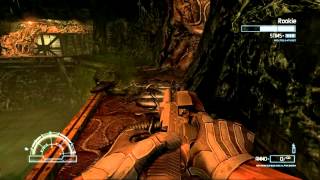 Aliens vs Predator 2010 PC Marine  Mission 2 Refinery  Gameplay [upl. by Elokyn]