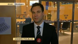 Löfvens debut och Reinfeldts avtackning i riksdagen  Nyhetsmorgon TV4 [upl. by Etnohs401]