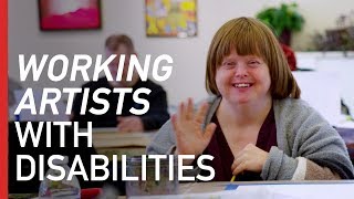 Helping People with Disabilities Become Working Artists [upl. by Dorreg191]