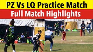 Peshawar Zalmi Vs Lahore Qalandars Practice Match Highlights [upl. by Yroger]