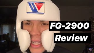 WINNING FG2900 BOXING HEADGEAR REVIEW [upl. by Sallee]