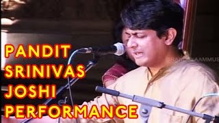 Pt Srinivas Joshi Live Performance  Pandit Bhimsen Joshi Music Festival [upl. by Nyleda256]