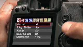 Canon EOS 40D Handling Tutorial in deutsch 14 [upl. by Hameerak78]