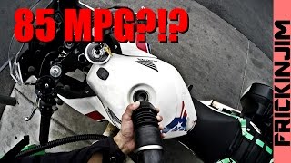 CBR500R Hypermile MPG Efficiency  No BS Test [upl. by Auburn616]