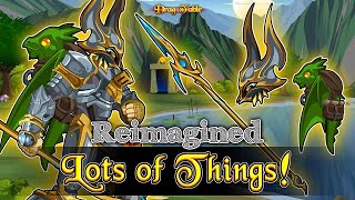 DragonFable  Reimagined  Lots of Things [upl. by Hahseram400]